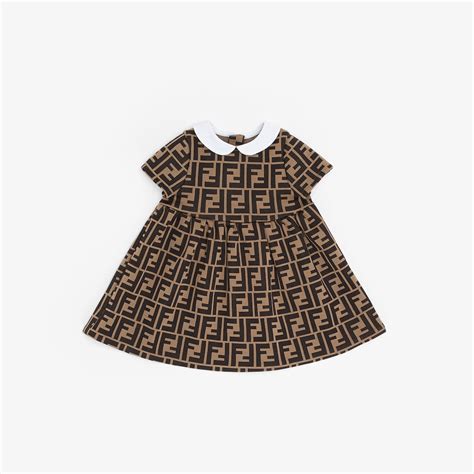 fendi fabric baby girl dress.